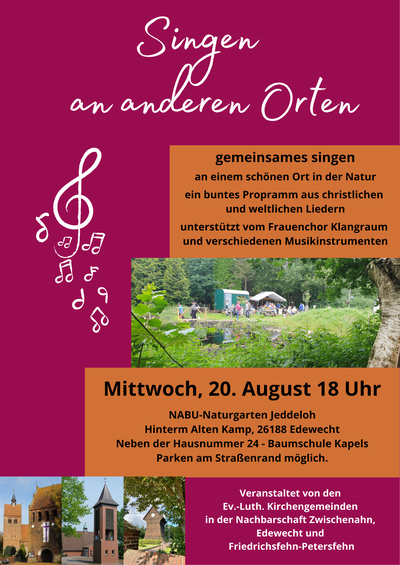 Plakat Musik an anderen Orten